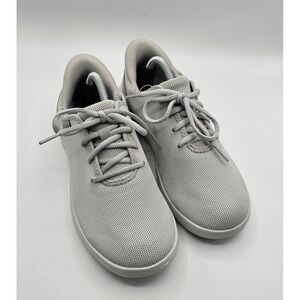 Kizik Madrid Eco Knit Sneakers Womens 7 Wide Gray Hands Free Walking Casual Mesh